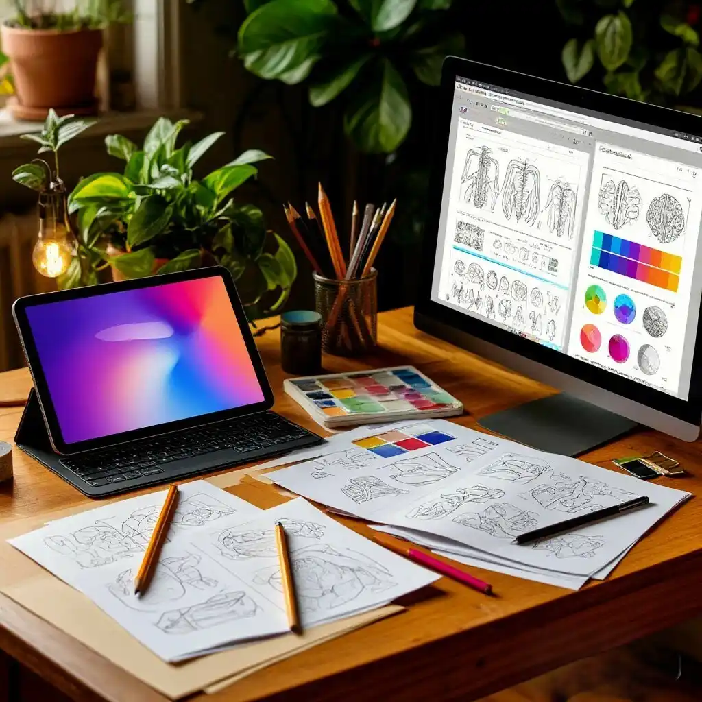 Иллюстратор на iPad и ПК: обзор Procreate, Illustrator и академического рисунка